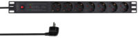 LogiLink 19" Steckdosenleiste, 7-fach, mit Netzfilter &