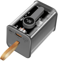 LogiLink Powerbank avec écran, 20.000 mAh, noir