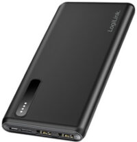 LogiLink Powerbank, 8.000 mAh, 2 USB-A, noir