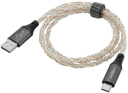 ANSMANN Câble de données & de charge, LED, USB-A/USB-C mâles
