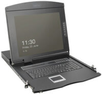 DIGITUS Modulare HD LCD KVM Konsole mit 48,26 cm (19") TFT