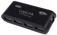 LogiLink Hub USB 3.0 avec bloc d'alimentation, 4 ports
