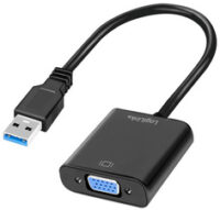 DIGITUS Adaptateur graphique USB 3.0 - VGA, noir