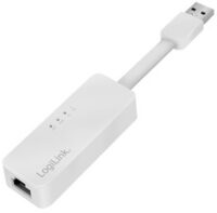 LogiLink Adaptateur USB 2.0 vers RJ45 Fast Ethernet, blanc