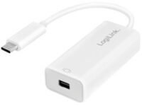 LogiLink Câble adaptateur USB-C - Mini DisplayPort, blanc