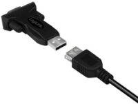 LogiLink Adaptateur USB 2.0 - RS232  avec câble de rallonge