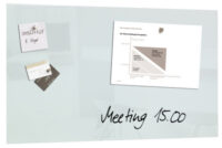 sigel tableau magnétique en verre "artverum", magnétique