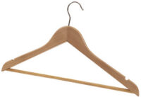 ALBA Cintre en bois, avec barre, set de 25