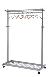 ALBA Vestiaire "LUX", mobile, (H)1.800 mm, argent