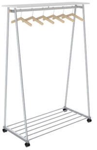 ALBA Portemanteau - vestiaire "OSLO", (H)1.780 mm, gris