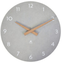 ALBA Horloge murale "HORMILENA", montre à quartz, gris
