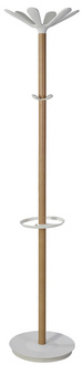 ALBA Portemanteau "NAHOW", hauteur: 1.750 mm, hêtre / blanc