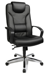 Topstar Fauteuil de direction "Comfort Point 50",chrome/noir