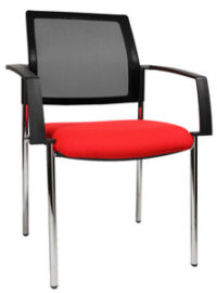 Topstar Chaise de bureau "filet BtoB 10", rouge
