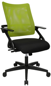 Topstar Fauteuil de bureau "New S'move", noir / vert pomme
