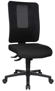 Topstar Chaise de bureau pivotante "Open X (N)", noir / noir