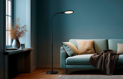 Hansa Lampadaire / Lampe de lecture LED ATRIA, noir mat – Image 5