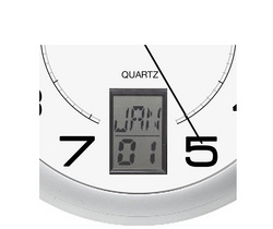 UNiLUX Horloge murale à quartz "INSTINCT", argent – Image 3
