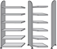 kerkmann Panneau d'extrémité Dante, blanc