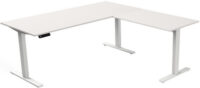 kerkmann Table de bureau assis-debout Move 3, blanc