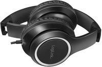 LogiLink Casque stéréo High Quality, avec micro, noir