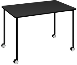PAPERFLOW Table mobile FLEX OFFICE, rectangulaire, blanc – Image 2