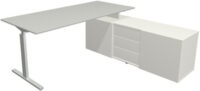 kerkmann Bureau complet "Form 2", gris clair