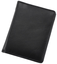 Alassio Etui pour bloc-notes, cuir, noir