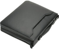 Alassio Serviette classeur "AREZZO", A4, cuir, noir