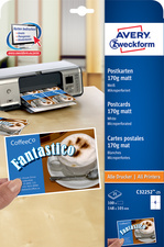 AVERY Zweckform Cartes postales 170 g/m2, (L)148 x (H)105 mm