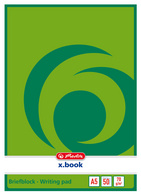 herlitz Bloc de papier à lettre x.book, A5, non perforé, uni