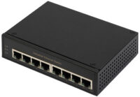 DIGITUS Commutateur Gigabit Ethernet industriel, 8 ports