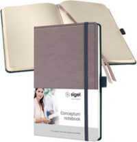 sigel Carnet de notes Conceptum Design Casual, A5, taupe