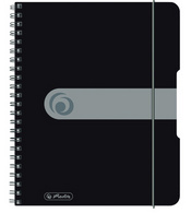 herlitz Cahier à spirales easy orga to go, A5, noir