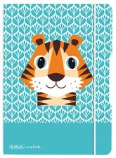 herlitz Carnet my.book flex "Cute Animals Tiger", A5