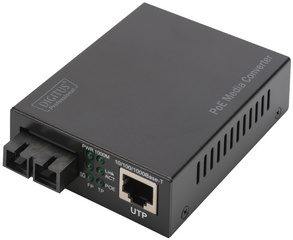 DIGITUS Convertisseur média Gigabit PoE, RJ45/SC, multimode – Image 2