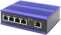DIGITUS Commutateur Gigabit industriel PoE Switch, 4 ports