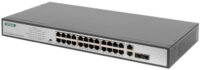 DIGITUS Commutateur 19" Fast Ethernet PoE, 24 ports