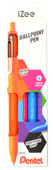 Pentel Stylo à bille rétractable iZee, étui de 4, TREND
