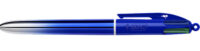 BIC Stylo à bille rétractable 4 Colours Smooth Gradient, S