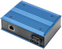 DIGITUS Convertisseur média industriel Gigabit RJ45, 20 km