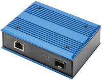 DIGITUS Convertisseur média industriel PoE+ Gigabit Ethernet