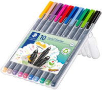 STAEDTLER Fineliner triplus, étui de 10