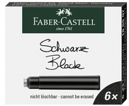 FABER-CASTELL Cartouches d'encre standard, noir