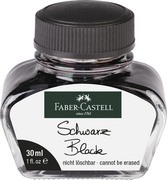 FABER-CASTELL Flacon d'encre, contenu: 30 ml, noir