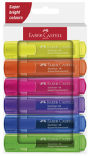 FABER-CASTELL Surligneur TEXTLINER 1546, étui en carton de 6