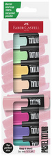 FABER-CASTELL Mini-surligneur TXTLNR Pastel, étui de 8