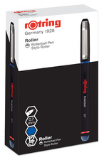 rotring Stylo roller Rollerball, largeur tracé: 0,7 mm, bleu