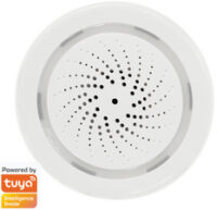 LogiLink Sirène d'alarme Smart Wi-Fi, 90 dB, blanc