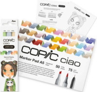 COPIC Marqueur ciao "LAYER & MIX Manga Starter Set", Natural
